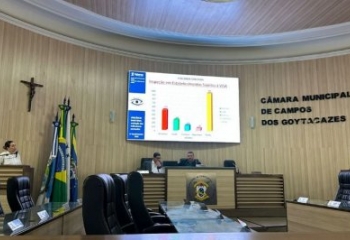 Relatório da Saúde é apresentado durante audiência pública na Câmara de Campos 