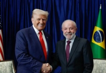 Lula se reúne com Trump e discute relações entre Brasil-EUA