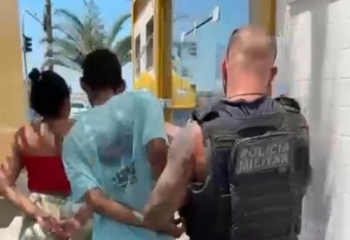 Casal é preso e celular roubado é recuperado em ação da PM