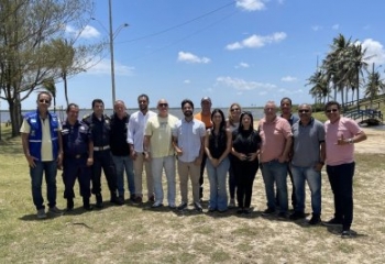 Gestores municipais fazem visita técnica na praia de Farol para o Verão 2026