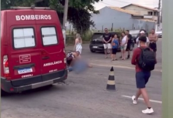 Motociclista fica ferido em acidente com carro em Campos 