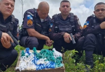 PM apreende drogas durante ação na Baixada Campista 
