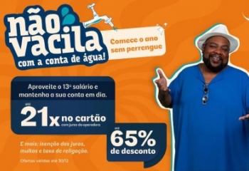 Águas do Paraíba promove campanha de negociação de dívidas 