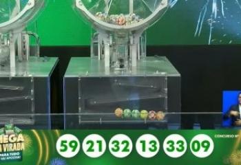 Mega da Virada 2025: veja números sorteados para o prêmio de R$ 1,09 bilhão