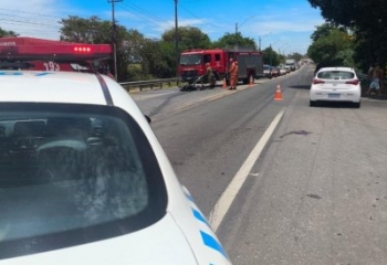 Morre idoso vítima de grave acidente na BR-101 em Campos 