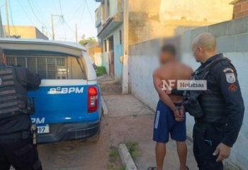 Com ajuda de sobrevivente, PM prende um dos suspeitos de envolvimento em triplo homicídio em SFI