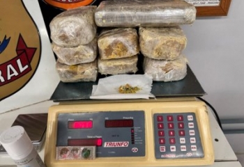 PF e PRF prendem homem com cerca de 10 kg de cocaína 