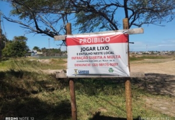 Prefeitura e Heliporto concluem cercamento em área de proteção no Farol