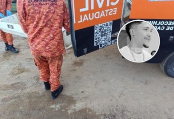 Corpo de jovem vítima de afogamento é localizado pelos Bombeiros no rio Paraíba do Sul