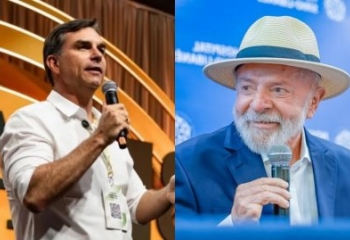 Flávio Bolsonaro tem 46,9% contra 44,4% de Lula no 2º turno, em empate técnico