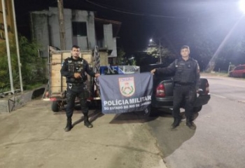 Criminosos fogem e PM recupera gado furtado em SJB