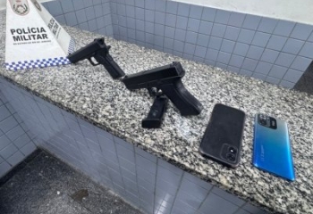 Adolescentes são detidos com réplicas de pistola em Guarus 