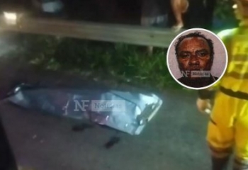 Identificado homem morto ao ser atropelado na BR-101 em Campos