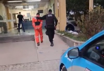 Homem é preso em flagrante por furto de paralelepípedos 