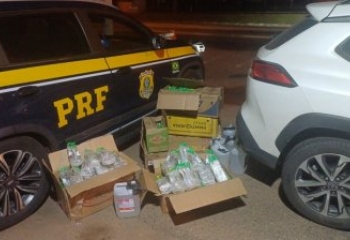 Polícia apreende 1.204 frascos de lança-perfume na BR-101 em Campos 