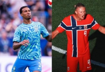 Haaland projeta duelo da Noruega contra o Brasil na Copa: &ldquo;Pequenas possibilidades&rdquo;