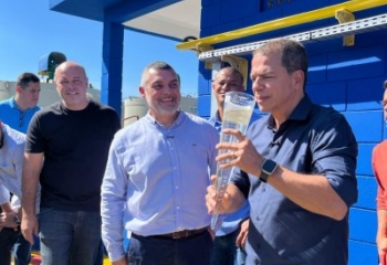 Campos avança no saneamento com inauguração da ETE Saraiva