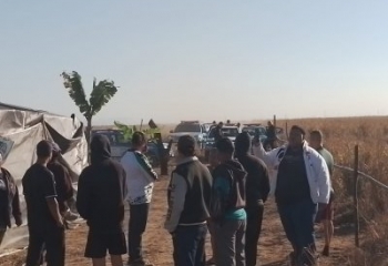 Fetagri ocupa Fazenda Pedra Negra, em Campos, e mobiliza PM