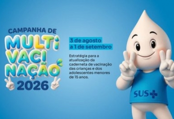 Campos inicia campanha de multivacinação para menores de 15 anos