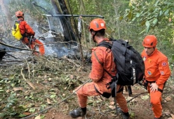Queda de helicóptero deixa quatro mortos na região da Vista Chinesa, no Rio