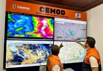 Sem ocorrências, Defesa Civil segue em alerta para os ventos em Campos