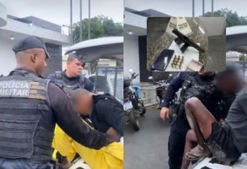 Dupla é presa e pistola apreendida durante ação da PM em Guarus 