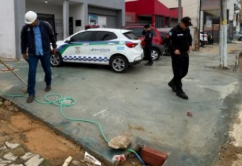 Ação da Águas do Paraíba e PM flagra ligação clandestina em estabelecimento comercial