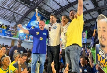Wladimir Garotinho, Bruno Dauaire e Thiago Virgílio lançam candidaturas em Campos