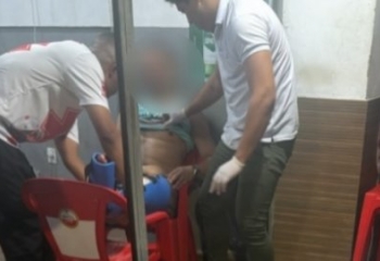 Homem é atingido de raspão durante ataque a tiros em bar