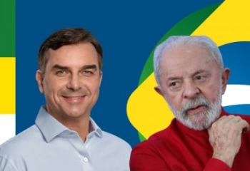 Flávio Bolsonaro e Lula disputarão segundo turno para presidente do Brasil