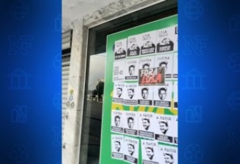 Comitê de candidatos do PL é vandalizado na Pelinca, em Campos