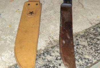 Homem é preso após matar vizinho a golpes de facão e agredir ex e mãe