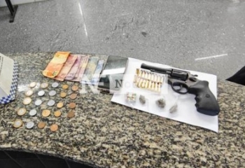 Segurança de facção é preso com revólver em Guarus 
