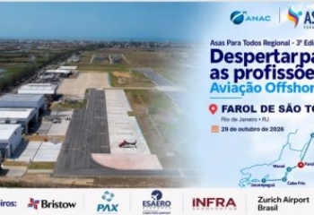 Anac leva aviação offshore a 350 estudantes de escolas públicas do Rio de Janeiro e do Espírito Santo