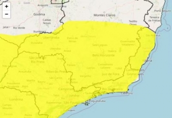 Inmet alerta para temporal e ventos fortes para o Norte Fluminense