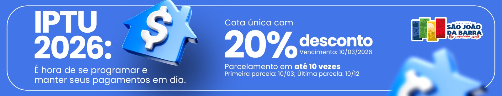 IPTU SJB 2026
