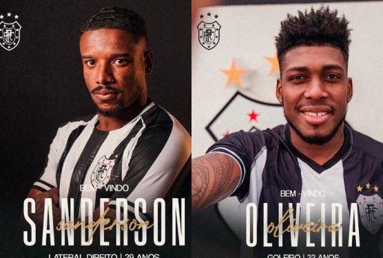 Americano anuncia retorno de Sanderson e chegada do goleiro Oliveira