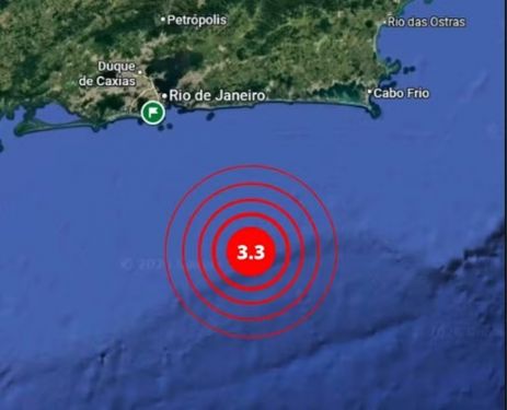 Tremor de magnitude 3,3 é registrado no litoral do RJ