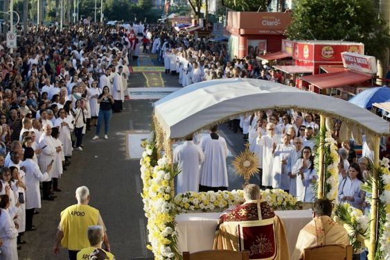 Celebração Corpus Christi acontecerá nesta quinta no Centro de Campos