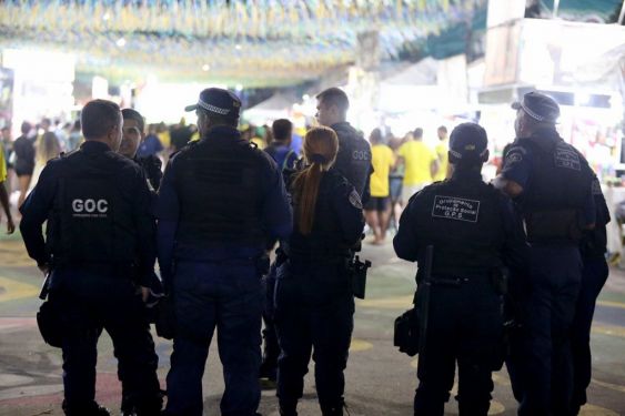 Prefeitura mantém esquema especial de segurança para jogo do Brasil nesta segunda