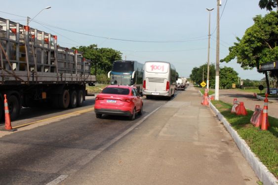 Obras na BR-101 avançam em Campos e exigem atenção dos motoristas
