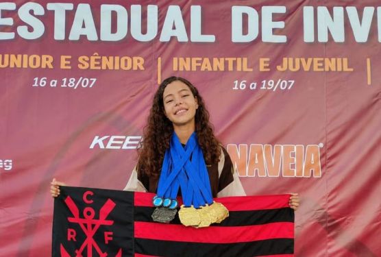 Atletas de Campos brilham no Estadual de Inverno com recordes e 18 medalhas