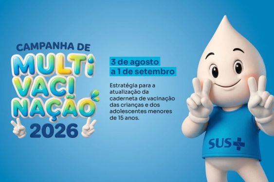 Campos inicia campanha de multivacinação para menores de 15 anos