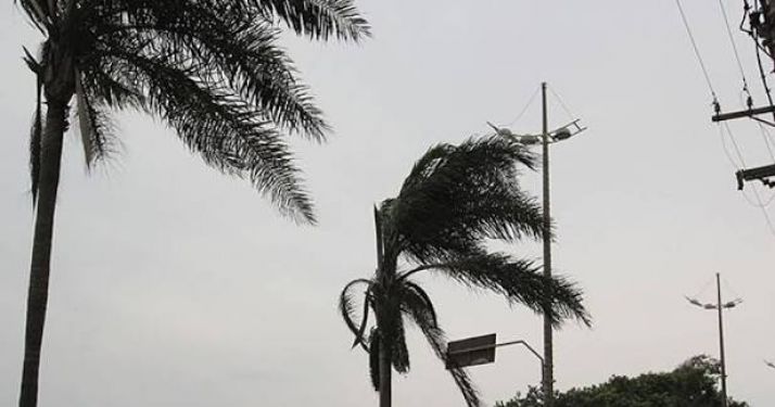  Campos registra ventos de até 40 km/h; Defesa Civil alerta para rajadas mais intensas