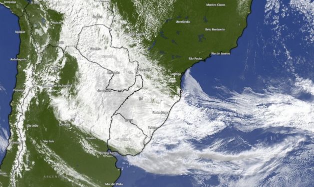 Ciclone e frente fria avançam e mudam o tempo no estado do Rio