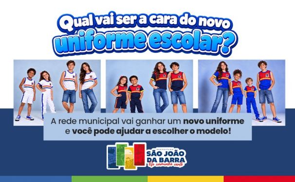 Votação para definir novo uniforme dos alunos de SJB termina neste domingo